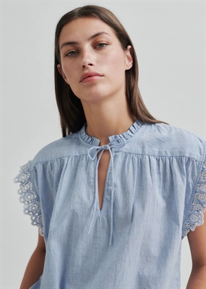 Laure top Light Blue Stripe Second Female 